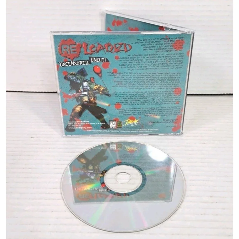 RELOADED Uncensored Uncut PC CD-ROM 1996 DOS Windows 95 Vintage Sci-Fi